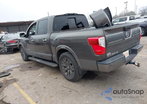 2017 Nissan Titan Platinum Reserve from USA, damaged, VIN 1N6AA1E66HN529677